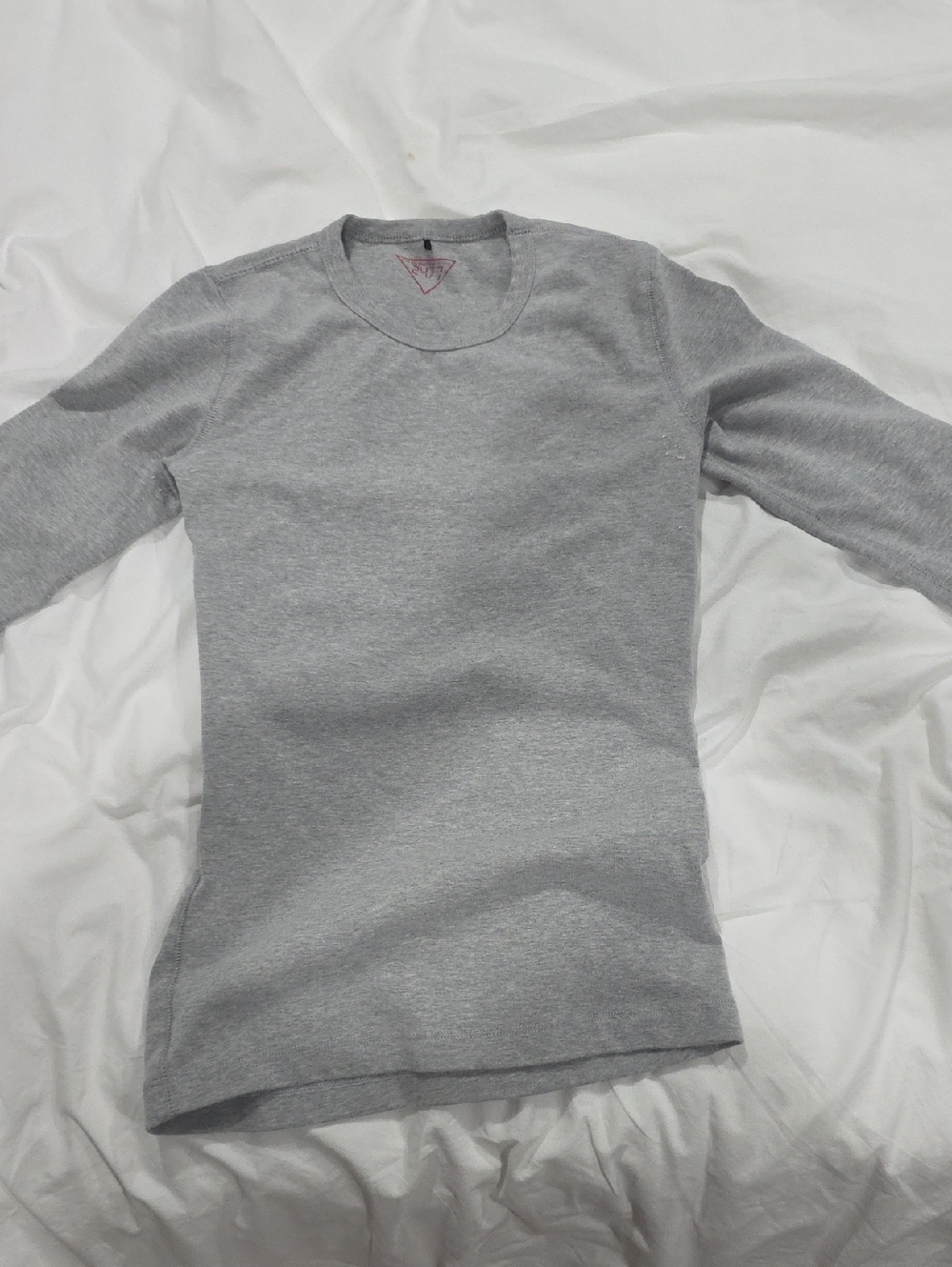 24/7 Classic Crewneck Long Sleeve Tee - Light Gray